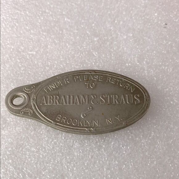 Vintage Abraham & Straus Brooklyn N.Y. Key Fob 32593M - Picture 1 of 6